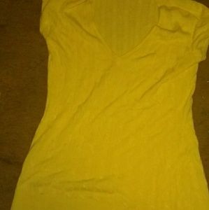 Cable-Knit Tunic (Yellow)